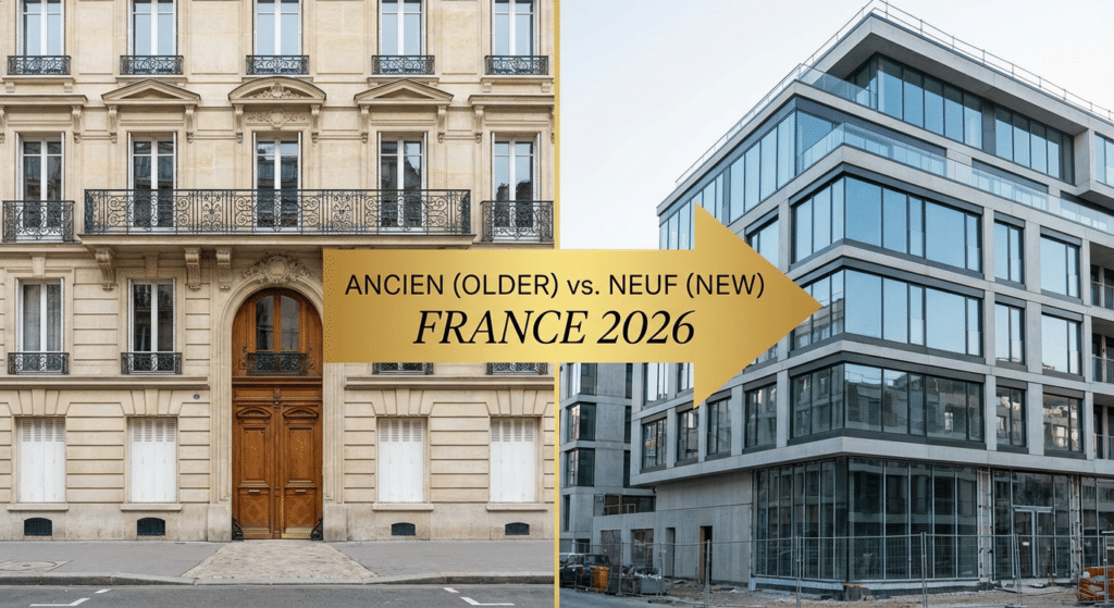 الاستثمار في عقار جديد أم قديم في فرنسا - تحليل مرئي