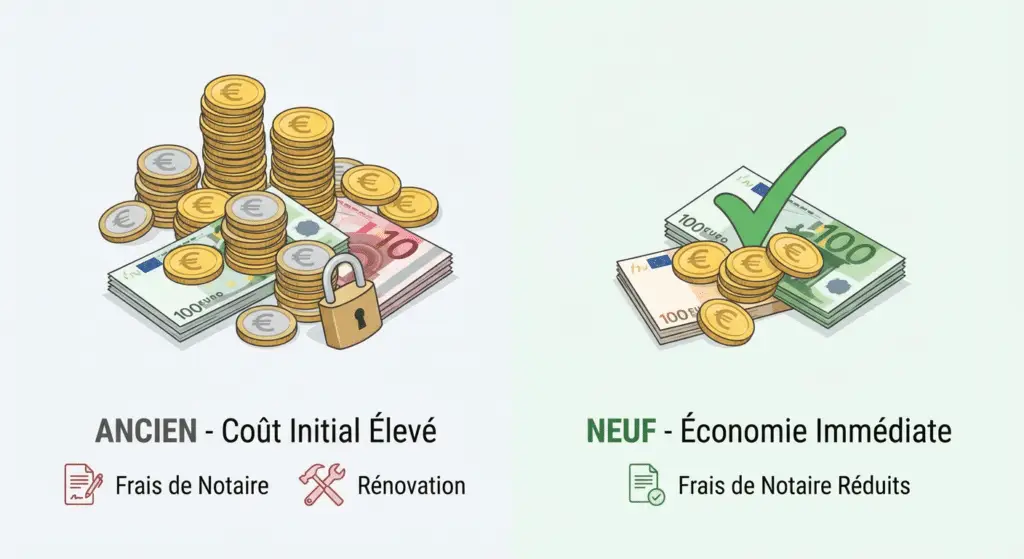 شقة جديدة أم قديمة في فرنسا؟ تحليل استثماري بالأرقام سيغير قرارك