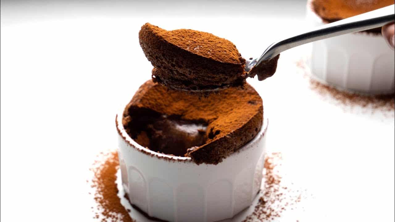 شکلات فرانسوی Chocolate souffle
