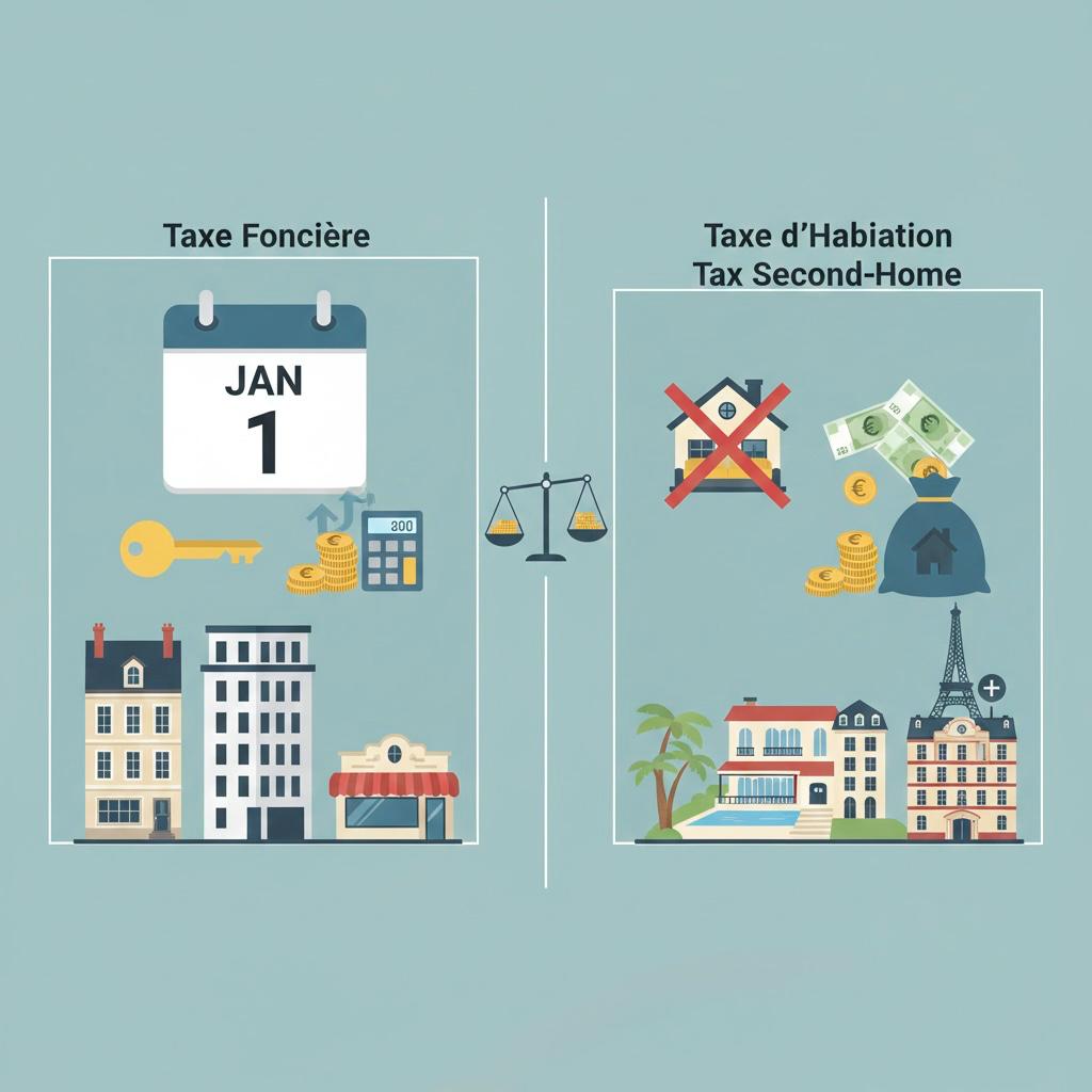 Annual Property Taxes in France​