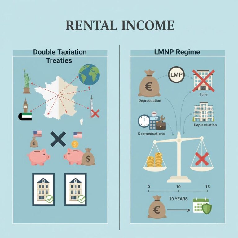 Rental Income in France and Double Taxation Treaties