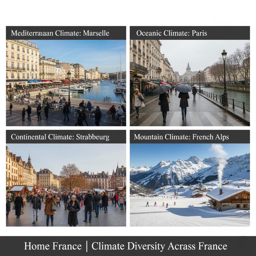 Climate Diversity Across France